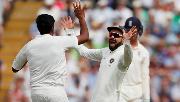 India's Virat Kohli celebrates with Ravichandran Ashwin. (Action Images via Reuters) India's Virat Kohli celebrates with Ravichandran Ashwin. (Action Images via Reuters)
