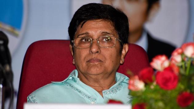 Puducherry governor Kiran Bedi is accused of intimidating government officers. (Sanket Wankhade/ HT file photo) Puducherry governor Kiran Bedi is accused of intimidating government officers. (Sanket Wankhade/ HT file photo)