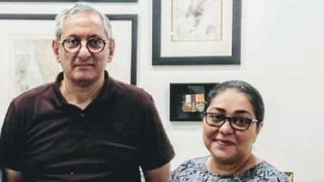 Rakesh Maria and Meghna Gulzar in a still released by the production houses.