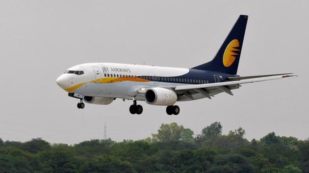 A Jet Airways passenger aircraft prepares to land at the airport in Ahmedabad. (REUTERS/Representative image) A Jet Airways passenger aircraft prepares to land at the airport in Ahmedabad. (REUTERS/Representative image)