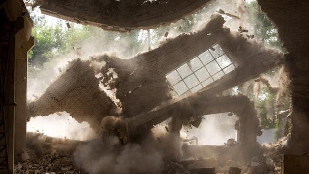 Chinese artist Ai Weiwei's studio being demolished in Beijing on Saturday. (AP Photo) Chinese artist Ai Weiwei's studio being demolished in Beijing on Saturday. (AP Photo)