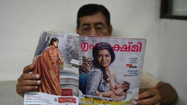 “We want the government to set aside space in flights and at all public places because we can’t feed in the open simply because breast is just seen as a sexual organ,” Neha said. This was also what Gilu Joseph, an actress from Kerala, was trying to alter when she posed with a baby at her bare breast on a magazine cover earlier this year. (Money Sharma / AFP) 