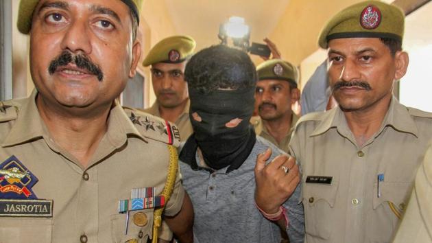 A militant was arrested and eight grenades were recovered from him in Jammu as police foiled a major terror plot to trigger blasts in the state’s winter capital, days ahead of the Independence Day. Acting on intelligence inputs, police intercepted a bus in Gandhi Nagar area in Jammu late last night and arrested him. The militant was identified as Arfan Wani. (PTI) A militant was arrested and eight grenades were recovered from him in Jammu as police foiled a major terror plot to trigger blasts in the state’s winter capital, days ahead of the Independence Day. Acting on intelligence inputs, police intercepted a bus in Gandhi Nagar area in Jammu late last night and arrested him. The militant was identified as Arfan Wani. (PTI)