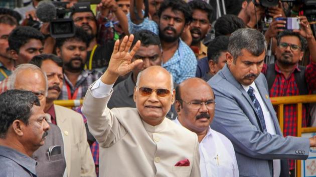A temple priest in Kerala’s Thrissur was arrested on Monday for allegedly making a death threat against President Ram Nath Kovind, who is on a three-day visit to the state, police said. P Jayaraman, a priest at the Chirakkal Bhagwati temple, made a call to the police control room saying he will plant a bomb at the venue where the President was slated to address a meeting on Tuesday. (PTI File) A temple priest in Kerala’s Thrissur was arrested on Monday for allegedly making a death threat against President Ram Nath Kovind, who is on a three-day visit to the state, police said. P Jayaraman, a priest at the Chirakkal Bhagwati temple, made a call to the police control room saying he will plant a bomb at the venue where the President was slated to address a meeting on Tuesday. (PTI File)