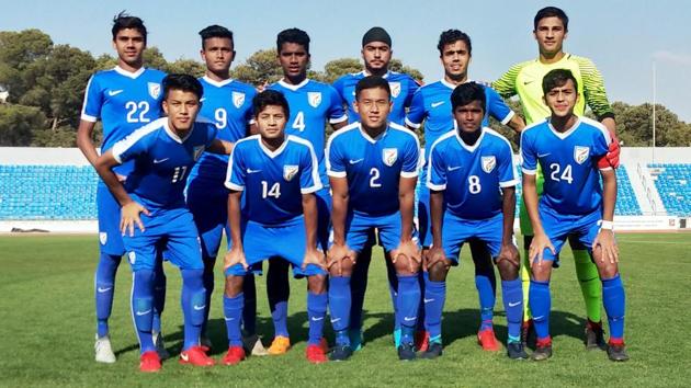 Indian U-16 football team defeated Yemen in their WAFF Championship encounter.(AIFF)