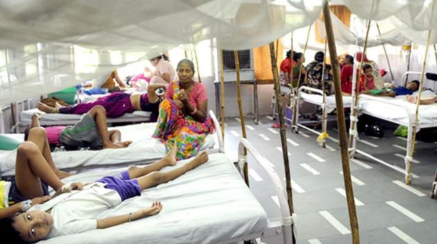 All the four patients were admitted in private hospitals in the city(Saumya Khandelwal/ HT Photo)