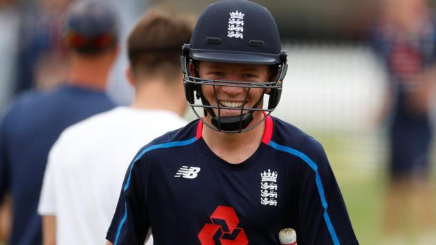 England's Ollie Pope during nets ahead of the second Test between India and England. (REUTERS) England's Ollie Pope during nets ahead of the second Test between India and England. (REUTERS)