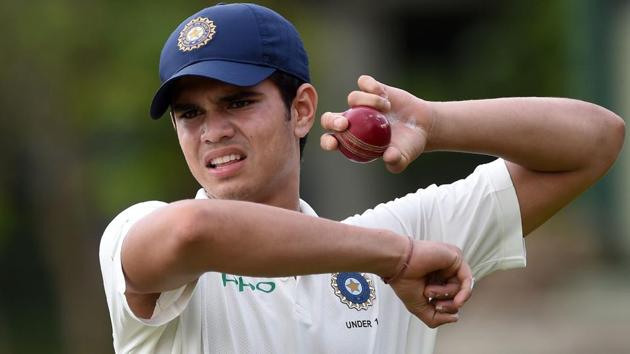 Arjun Tendulkar has made a decent start to his professional cricket career.(AFP)