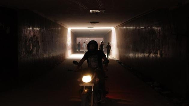 A subway at Delhi-Gurugram expressway near Anaj Mandi on Monday, August 6, 2018. Subways, including one at the defunct Sirhaul toll plaza, one near Rajiv Chowk, and one at the Hero Honda Chowk in Gurugram are poorly lit, and are unsafe for women commuters. (Parveen Kumar/ HT Photo) A subway at Delhi-Gurugram expressway near Anaj Mandi on Monday, August 6, 2018. Subways, including one at the defunct Sirhaul toll plaza, one near Rajiv Chowk, and one at the Hero Honda Chowk in Gurugram are poorly lit, and are unsafe for women commuters. (Parveen Kumar/ HT Photo)