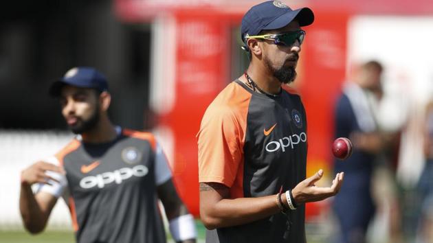 India's Ishant Sharma warms up during a training session at Lord's Cricket ground in London. (AP) India's Ishant Sharma warms up during a training session at Lord's Cricket ground in London. (AP)