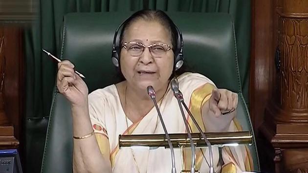 Speaker Sumitra Mahajan allowed Opposition MPs to raise the Muzaffarpur matter but underlined that there cannot be a discussion on the issue as the CBI is probing it.(PTI)