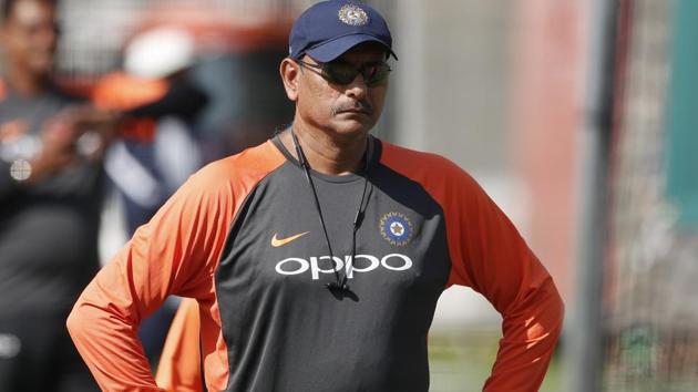 India's head coach Ravi Shastri watches the players in the nets during a training session at Lord's. (AP) India's head coach Ravi Shastri watches the players in the nets during a training session at Lord's. (AP)