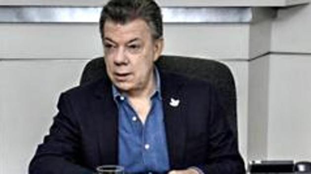 Colombian President Juan Manuel Santos (pictured) has decided to recognise Palestine as a free, independent and sovereign state, a foreign ministry letter said.(AFP/File Photo)