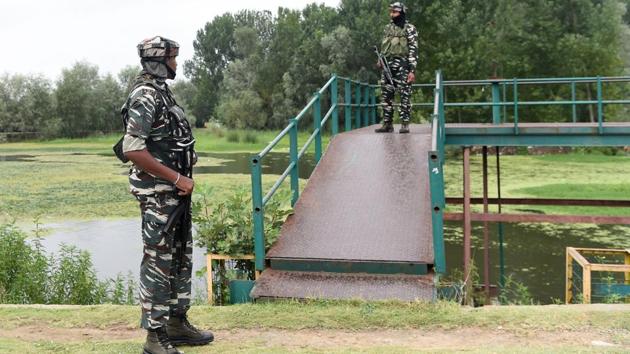 The body of a militant was recovered on Thursday morning from the encounter site in the Ladoora forests in the Rafiabad area of Baramulla district in north Kashmir, taking the number of ultras killed in the operation since Wednesday to five, the army said. (Tauseef Mustafa / AFP File) The body of a militant was recovered on Thursday morning from the encounter site in the Ladoora forests in the Rafiabad area of Baramulla district in north Kashmir, taking the number of ultras killed in the operation since Wednesday to five, the army said. (Tauseef Mustafa / AFP File)