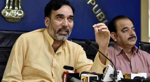 Labour minister Gopal Rai (pictured) told reporters on Thursday the minimum wages offered by the central government are even higher than the 37% hike that was notified by the Delhi government in March last year.(HT File photo)