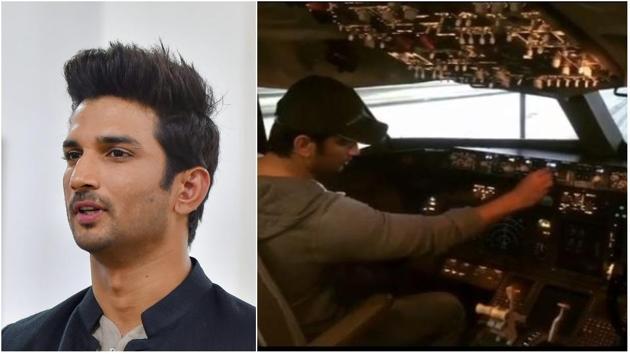 Sushant Singh Rajput has a flight simulator in his home now.(Instagram)