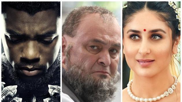 Chadwick Boseman as T’Challa, Rishi Kapoor and Kareena Kapoor.