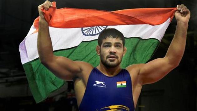 Two-time Olympic medallist Sushil Kumar is also the reigning Commonwealth Games champion in the 74kg freestyle category and will look to improve his rather poor Asian Games record, having won only one bronze medal in 2006.(PTI)