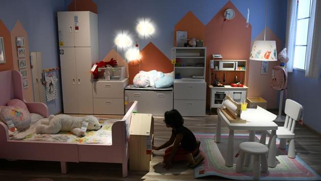 IKEA plans to open 25 stores in India by 2025. It says it currently employs 950 people and plans to hire another 15,000 as it expands operations. (Noah Seelam / AFP)