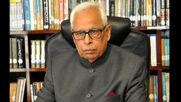 J&K governor NN Vohra said real-time coordination between the security forces and the civil administration was paramount.(PTI) J&K governor NN Vohra said real-time coordination between the security forces and the civil administration was paramount.(PTI)