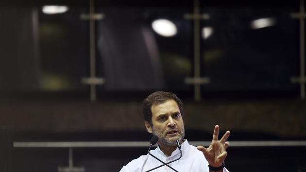 Rahul Gandhi is slated to be on a two-day visit to Telangana from August 13 to 14.(Ajay Aggarwal/HT Photo)
