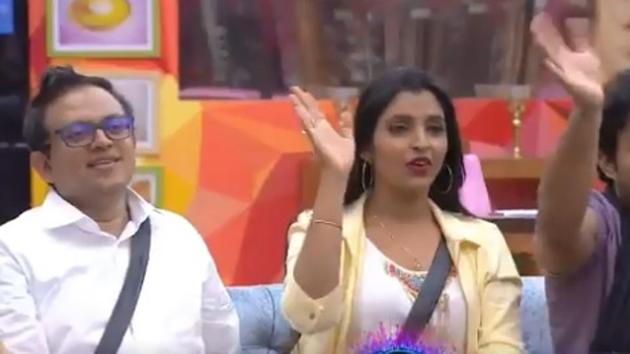 Bigg Boss 2 Telugu, episode 63: Tanish and Babu Gogineni make Nani unhappy. Bigg Boss 2 Telugu, episode 63: Tanish and Babu Gogineni make Nani unhappy.
