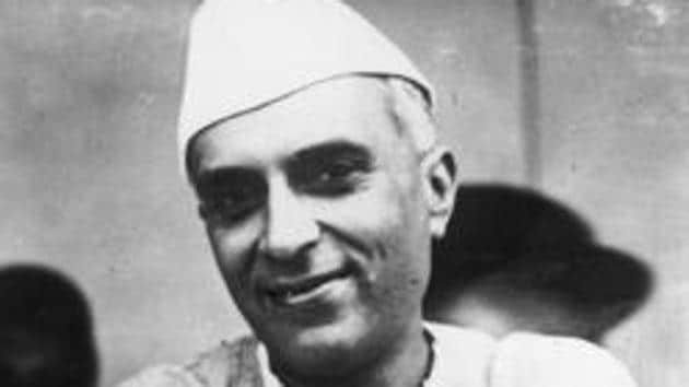 Jawaharlal Nehru (1869 - 1964). In a provocative remark against Jawaharlal Nehru, Rajasthan BJP MLA Gyan Dev Ahuja said the country’s first prime minister was not a ‘pandit’ as he ate beef and pork.(Getty Images)