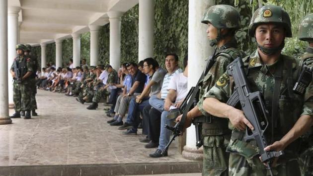 China says that Xinjiang faces a serious threat from Islamist militants and separatists who plot attacks and stir up tensions between the mostly Muslim Uighur minority.(REUTERS)