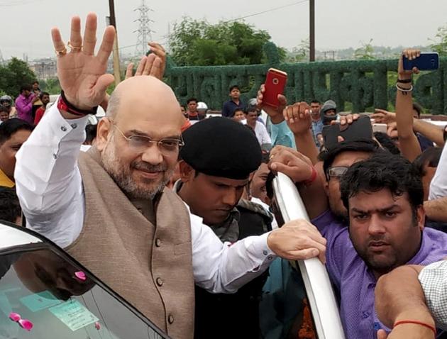 Making a strong pitch for the Assam BJP government’s move to prepare a National Register of Citizens (NRC), Amit Shah said the Indian government is willing to support religious minorities in Pakistan, Afghanistan and Bangladesh. (PTI) Making a strong pitch for the Assam BJP government’s move to prepare a National Register of Citizens (NRC), Amit Shah said the Indian government is willing to support religious minorities in Pakistan, Afghanistan and Bangladesh. (PTI)