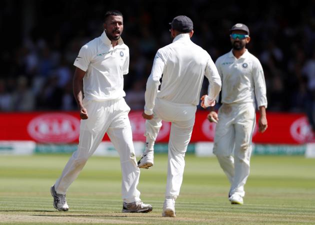 Hardik Pandya got rid of an impressive Ollie Pope (REUTERS) Hardik Pandya got rid of an impressive Ollie Pope (REUTERS)