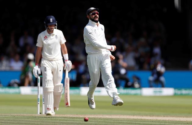 Virat Kohli and India made an early impression by picking up 4 wickets before lunch. (Action Images via Reuters) Virat Kohli and India made an early impression by picking up 4 wickets before lunch. (Action Images via Reuters)