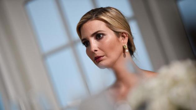 US President's Special Advisor and daughter Ivanka Trump attends a dinner with the US president and business leaders in Bedminster, New Jersey.(AFP File Photo)