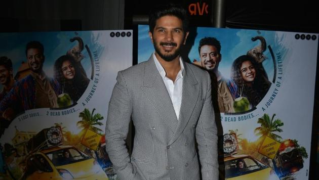 Mumbai: Actor Dulquer Salmaan at the special screening of his film Karwaan.(IANS) Mumbai: Actor Dulquer Salmaan at the special screening of his film Karwaan.(IANS)