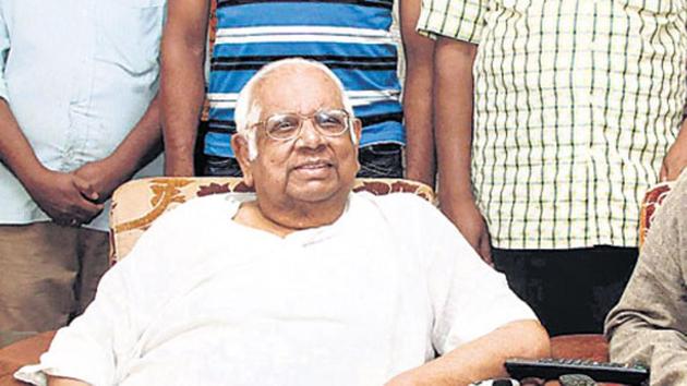 File photo of former Lok Sabha speaker Somnath Chatterjee.(PTI Photo)