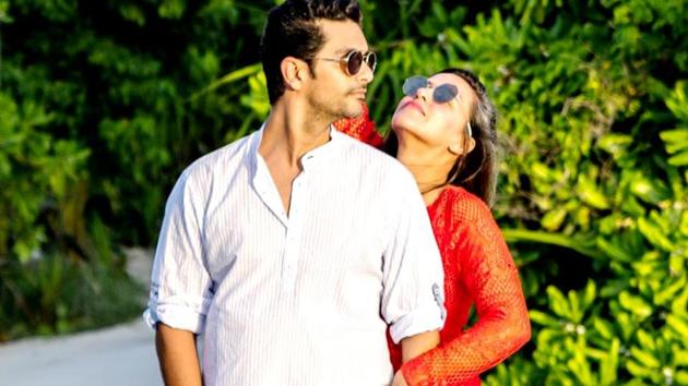 Neha Dhupia, Angad Bedi are honeymooning in the Maldives, and the newlyweds are wasting no time showing off their romance. (Instagram)