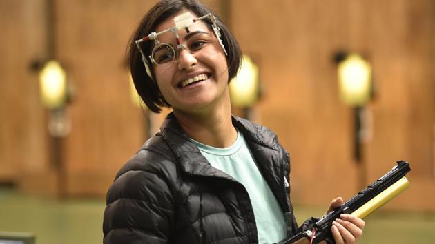 Heena Sidhu will be medal contender for India in shooting at the Asian Games 2018.(Hindustan Times)