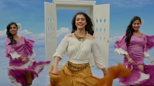 Kajol in and as Helicopter Eela.