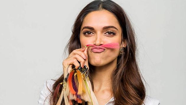 Bollywood actor Deepika Padukone gives measurements for a wax statue to be displayed at Madame Tussauds, in Mumbai.(PTI)