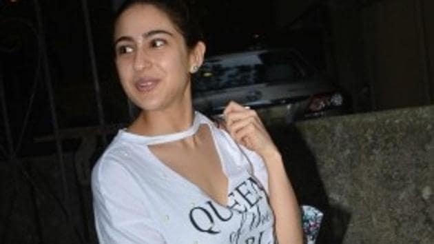 Sara Ali Khan seen at Mumbai's Bandra. (IANS) Sara Ali Khan seen at Mumbai's Bandra. (IANS)