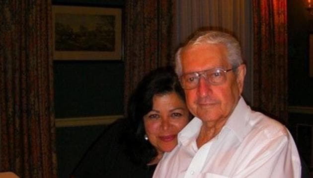 Anita Jean Captain with Rustom Captain. (HT Photo) Anita Jean Captain with Rustom Captain. (HT Photo)