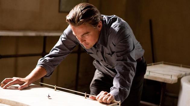 Leonardo DiCaprio as Domm Cobb in a still from Inception. Leonardo DiCaprio as Domm Cobb in a still from Inception.