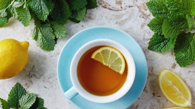 Lemon balm tea.