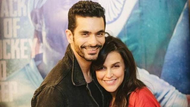 Actors Angad Bedi and Neha Dhupia tied the knot in May this year.