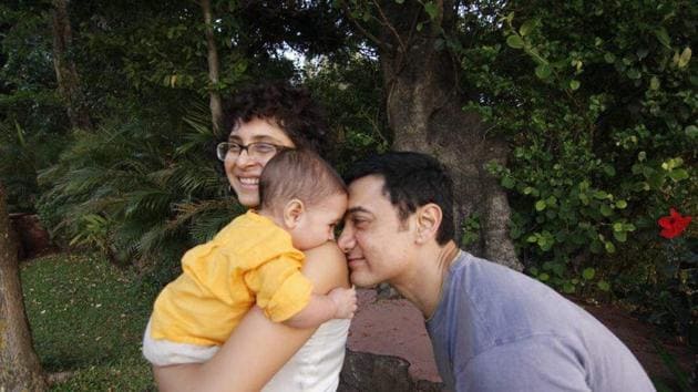 Aamir Khan now tries to give more and more time to his wife Kiran Rao and son Azad.(Instagram)