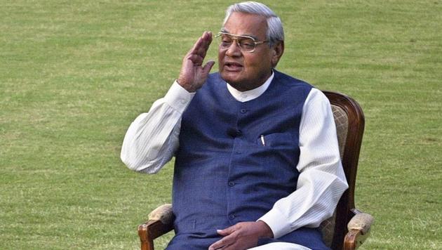 Former prime minister Atal Bihari Vajpayee at his residence in New Delhi. Vajpayee, who pursued both nuclear weapons and peace talks with Pakistan, died on Thursday, at age 93. (AP File Photo) Former prime minister Atal Bihari Vajpayee at his residence in New Delhi. Vajpayee, who pursued both nuclear weapons and peace talks with Pakistan, died on Thursday, at age 93. (AP File Photo)