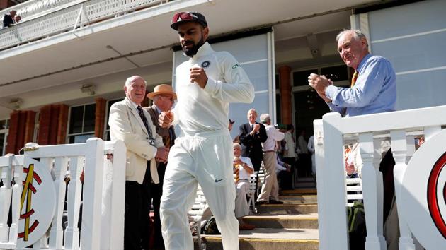 On this tour, Kohli set the marker, scoring an epic 149 in the Edgbaston Test, but his batsmen have fallen in a heap, repeatedly.(Action Images via Reuters)