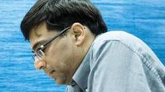 Viswanathan Anand ended the last day scoring four points out of a possible nine.(AFP)