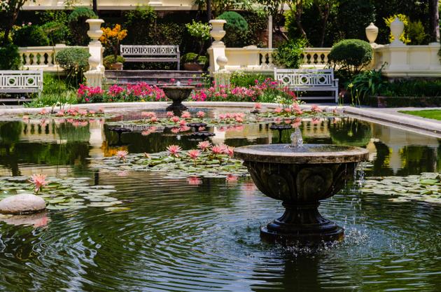 Garden of Dreams, Nepal: This beautiful garden has fountains and a pavilion for the six seasons of Nepal: summer, monsoon, autumn, pre-winter, winter and spring. (Shutterstock) Garden of Dreams, Nepal: This beautiful garden has fountains and a pavilion for the six seasons of Nepal: summer, monsoon, autumn, pre-winter, winter and spring. (Shutterstock)