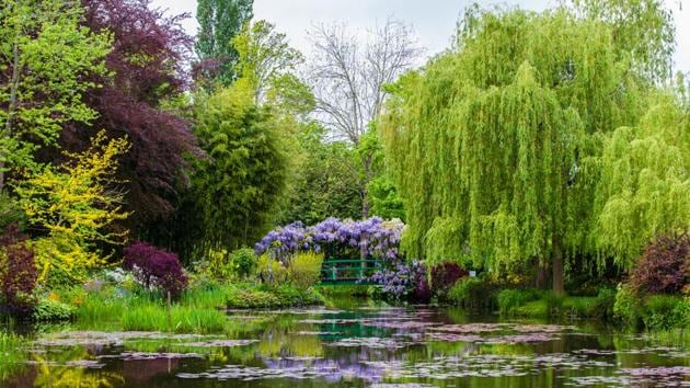 Monet’s Gardens, France: Artist Claude Monet’s garden in Giverny is straight out of his paintings. It has a flower garden and a Japanese-inspired water garden. (Shutterstock) Monet’s Gardens, France: Artist Claude Monet’s garden in Giverny is straight out of his paintings. It has a flower garden and a Japanese-inspired water garden. (Shutterstock)