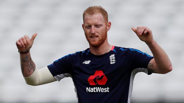 England's Ben Stokes during nets at Trent Bridge, Nottingham on August 17, 2018.(REUTERS)